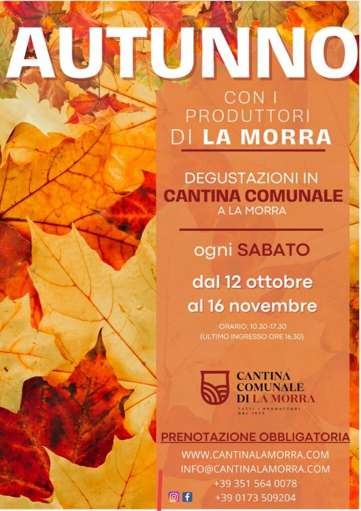 Degustazioni in Autunno alla Cantina Comunale di La Morra